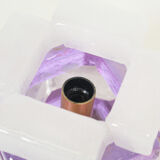 Brutalist glass table lamp by Albano Poli for Poliarte, Italy 1970s