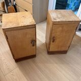 Set of two bedside tables from the 1940s.