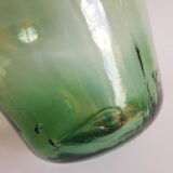 Vintage Ayelense Green Glass Demijohn