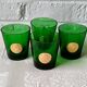 4 verres verts dubonnet byrrh médaillon rois de france