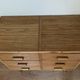 3-drawer rattan/bamboo chest of drawers attributed to Adrien Audoux and Frida Minnet. Circa 1950