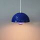 Vintage Verner Panton Flowerpot VP1 Enamel Hanging Lamp, Danish Design