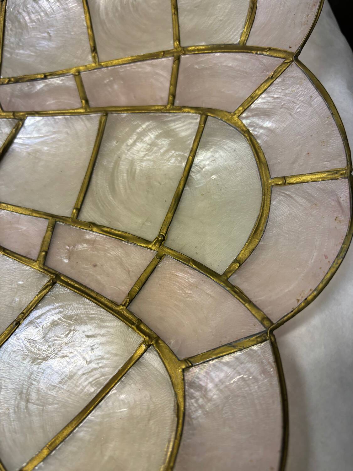 Mother of pearl chandelier