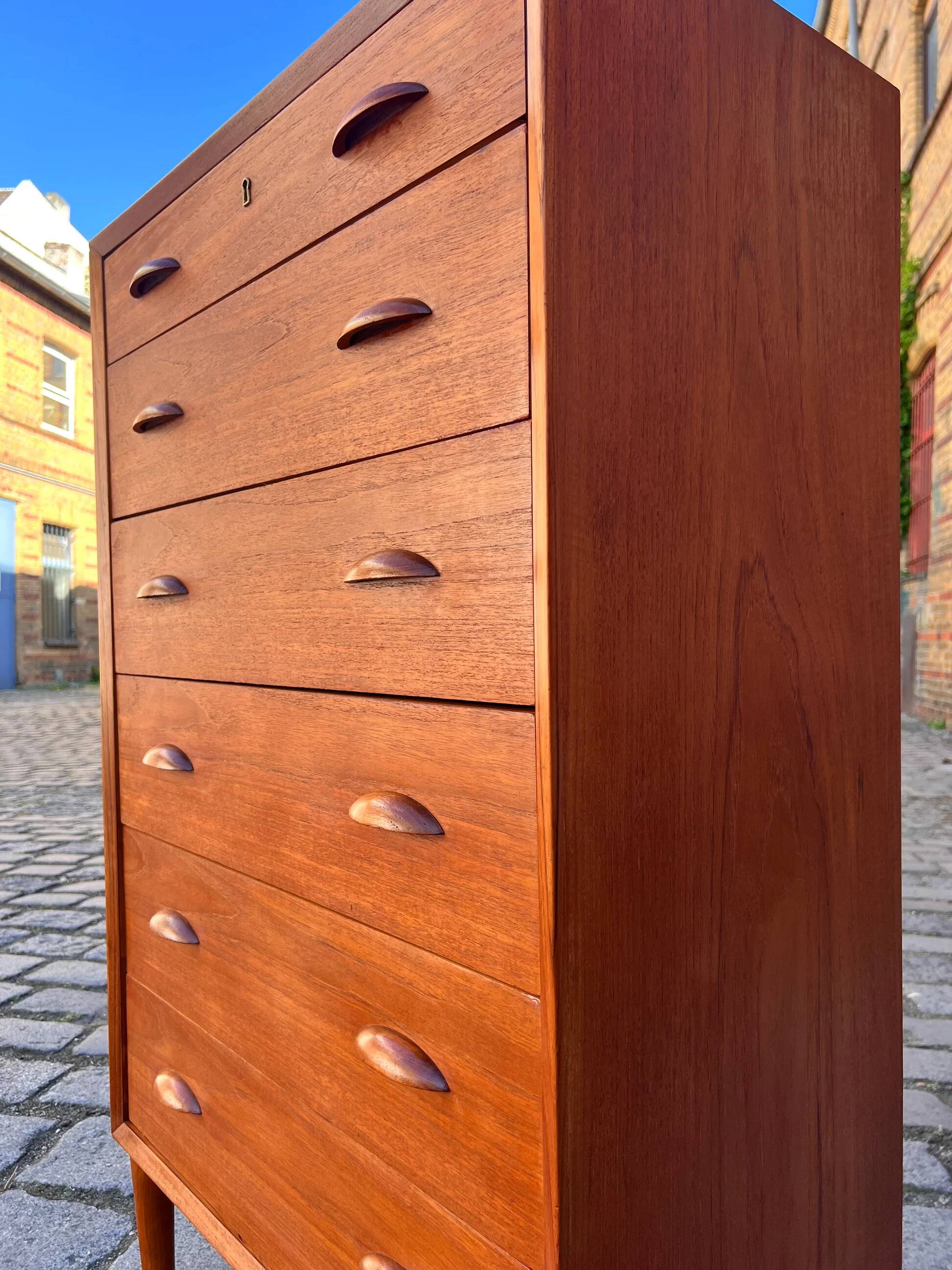 Teak Chest of Drawers from Denmark