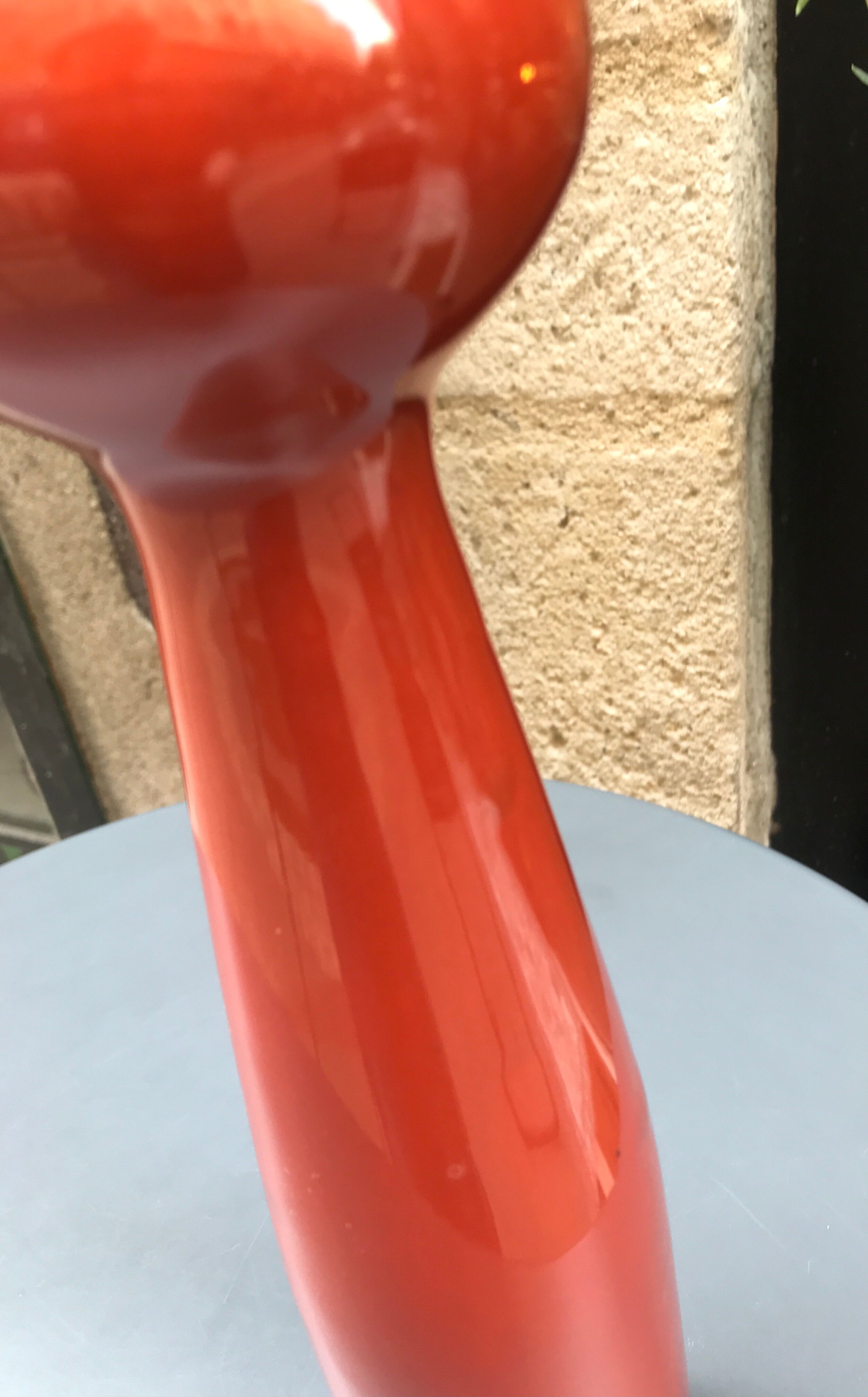 XL Terracotta vase German ceramic design