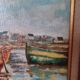 Marine oil painting