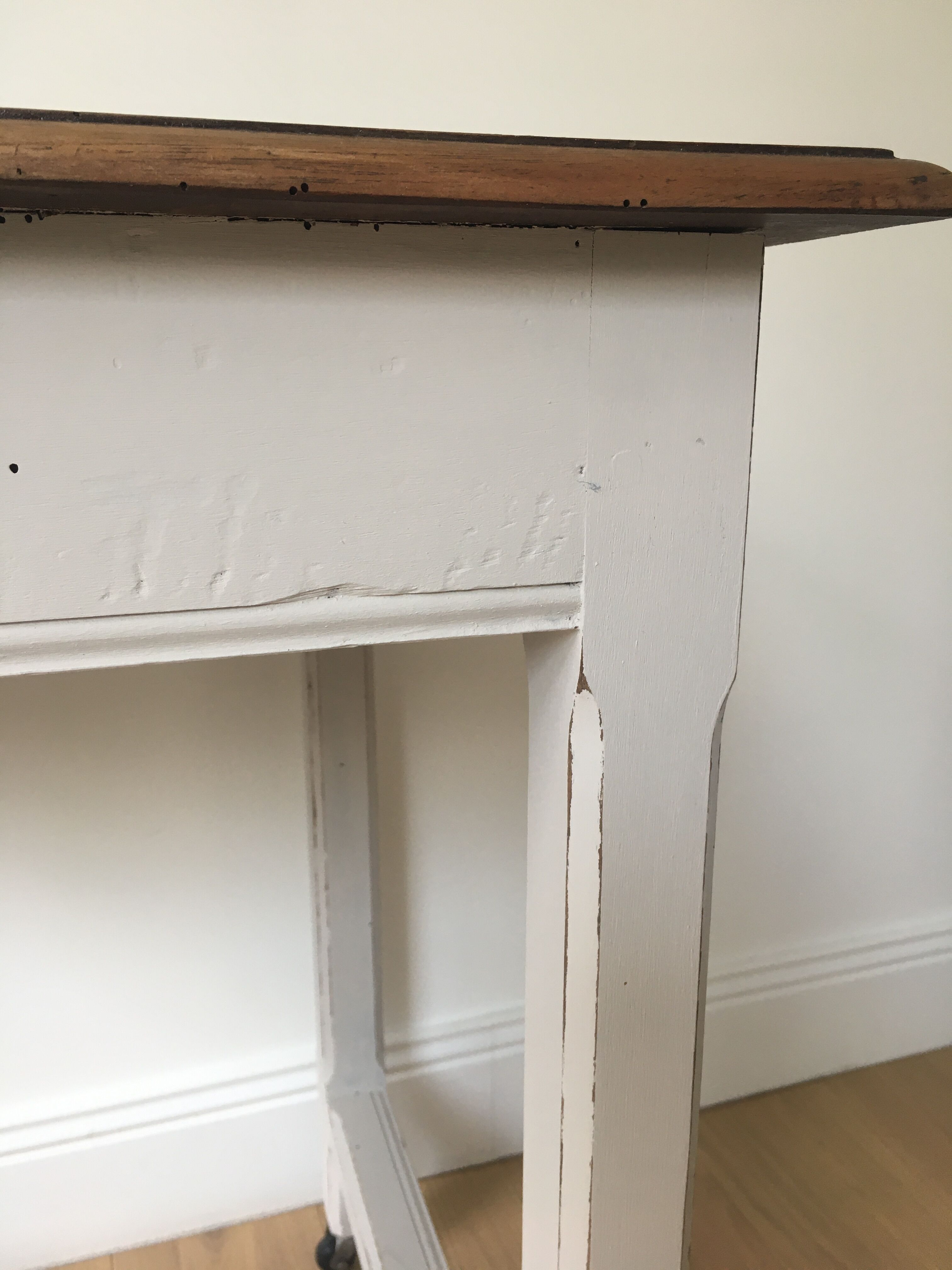 Vintage solid wood service