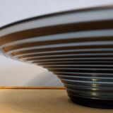 Art Deco smoky glass cut