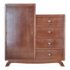 Armoire asymétrique - commode 4 tiroirs