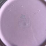 6 powder pink Italian iron earthenware plates