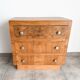 Commode art déco en ronce de noyer