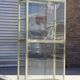 Vitrine vintage en laiton doré et verre, 1970s
