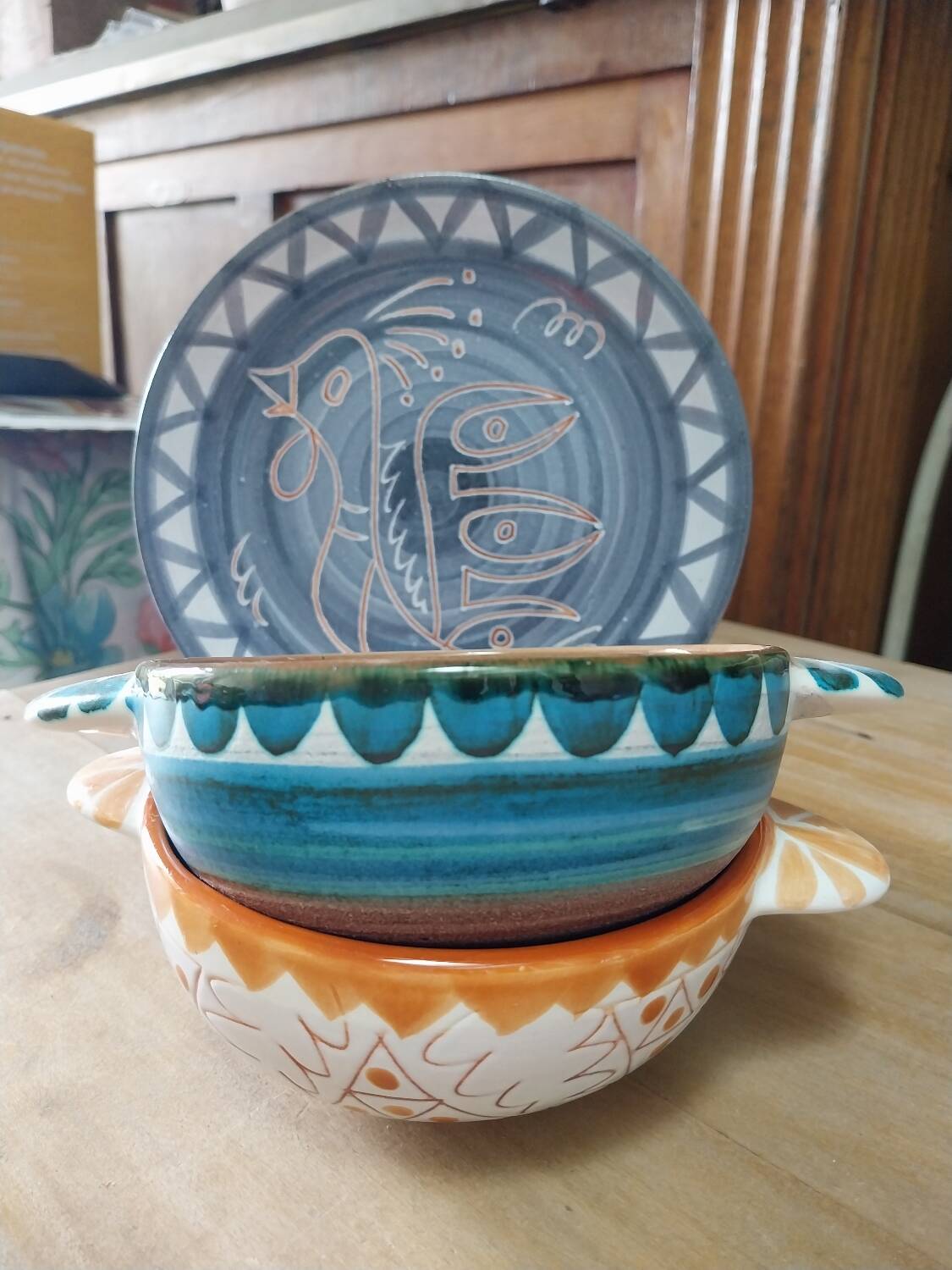 Pair of Margot Planćon bowls