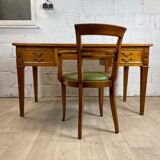 "minister's" office and its solid cherry tree armchair, 70s-80s