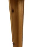 Vintage pinewood side table 60s handmade side table minimalist design