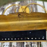 Paire d'appliques muraies en laiton doré 1970