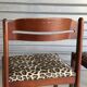 Set of 4 vintage hand-woven chairs