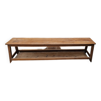 Ancien banc en teck birman