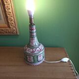 Quimper ceramic lamp base, Millot