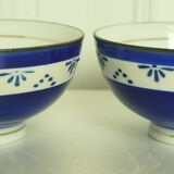 2 painted porcelain bowls