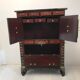 Furniture antique Korean storage box 1910 in wood and brass