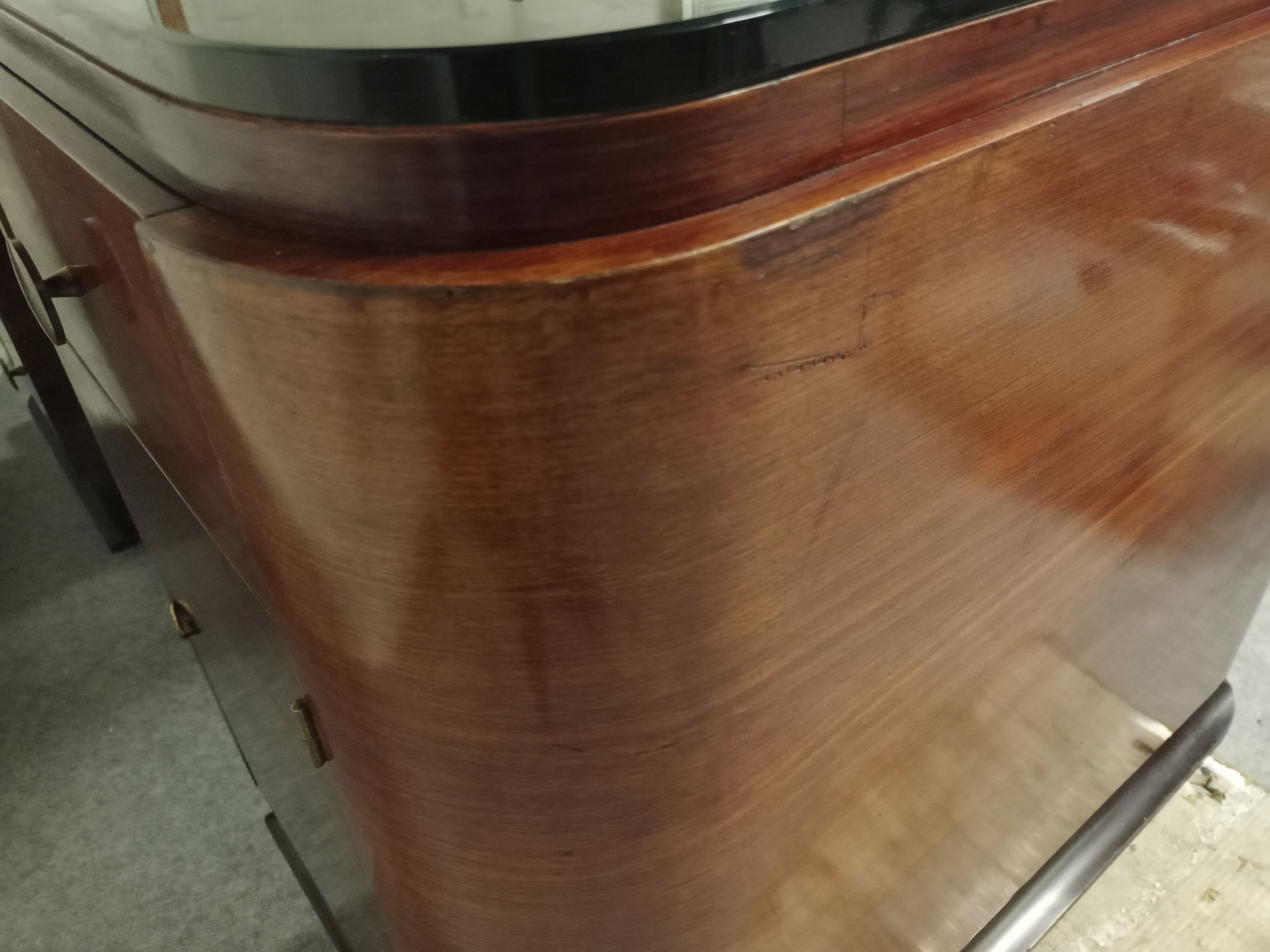 Rosewood art deco desk