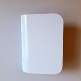 White lacquered metal wall sconces