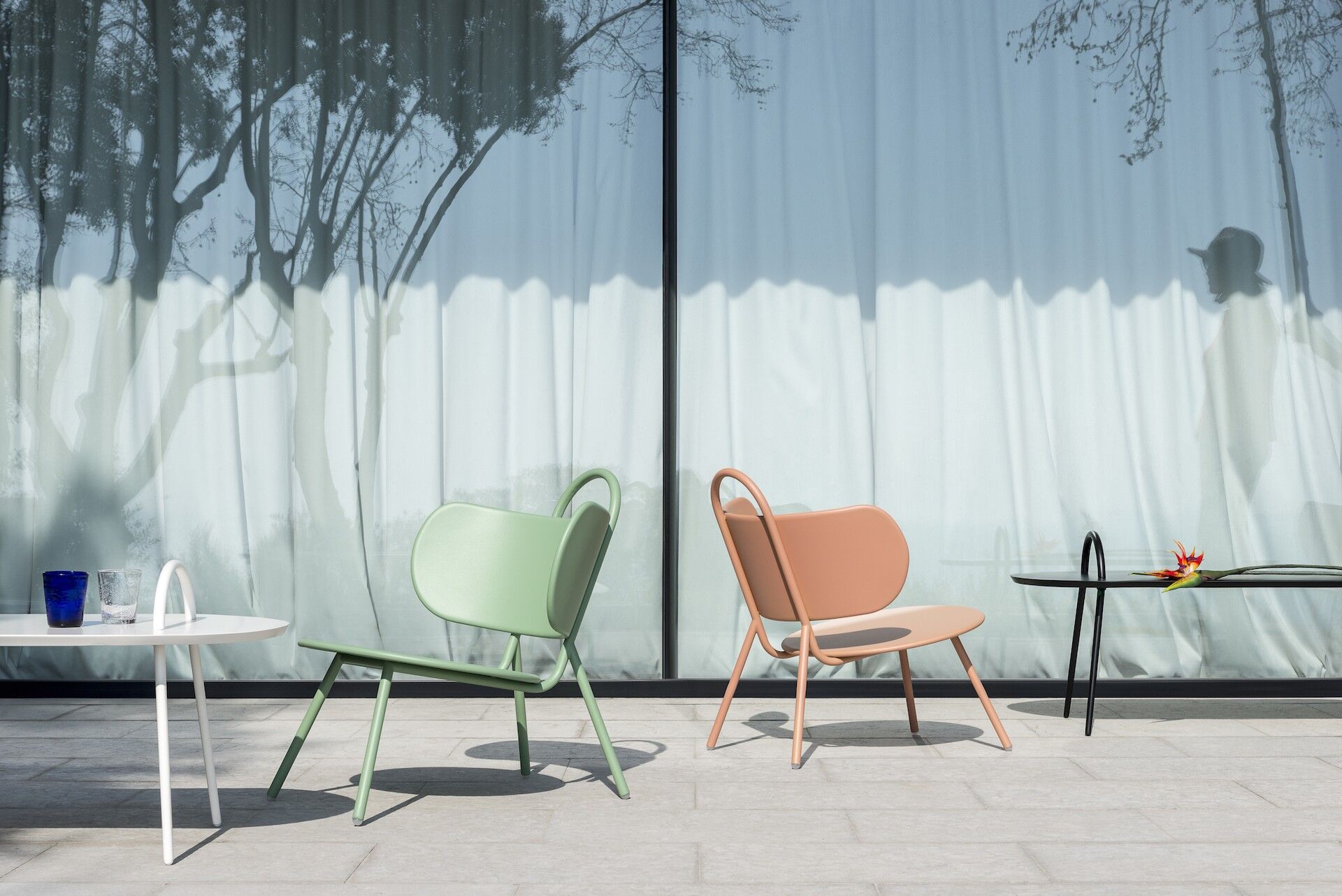 Blue Swim Coffee Table