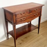 Console trolley style Directoire in mahogany