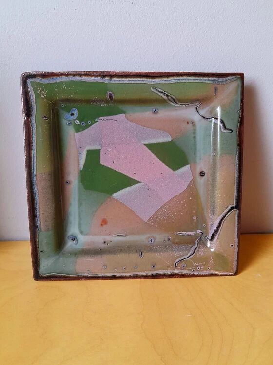 Enamelled Ceramic Pocket by P. Rollet