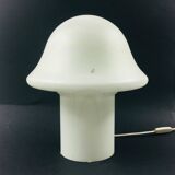 Striped glass mushroom table lamp from Peill & Putzler Germany 1970s