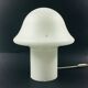 Striped glass mushroom table lamp from Peill & Putzler Germany 1970s