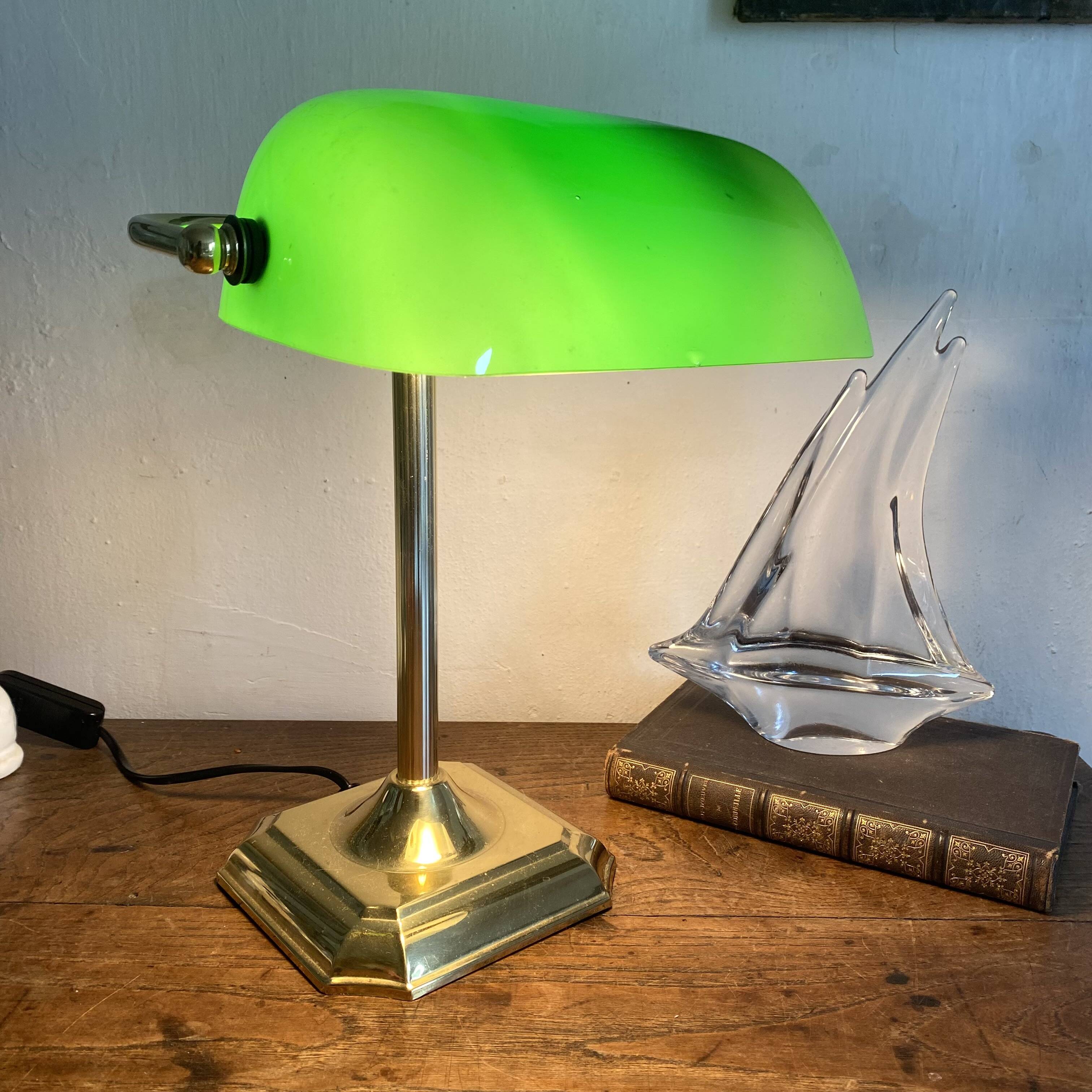 Retro notary lamp, banker lamp.