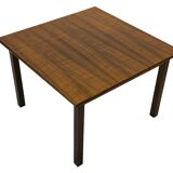 Table basse vintage compacte en palissandre design années 70