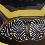 HB Quimper ceramic fruit bowl with beaded decoration