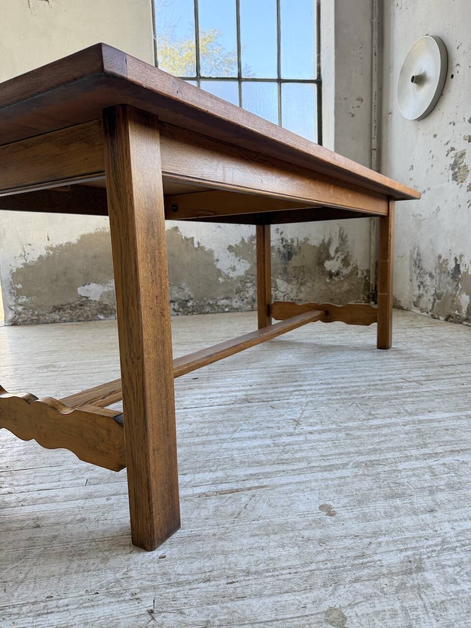 2m oak farmhouse table