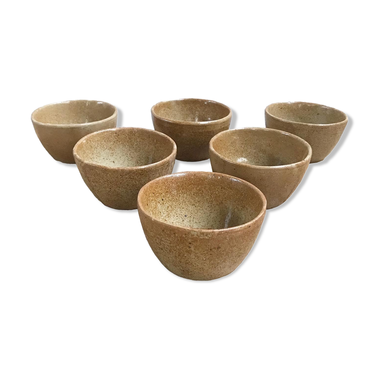 Set of 6 stoneware bowls