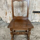 Vintage Solid Oak Lorraine Child's Chair