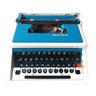 Machine à écrire Underwood 315 bleu