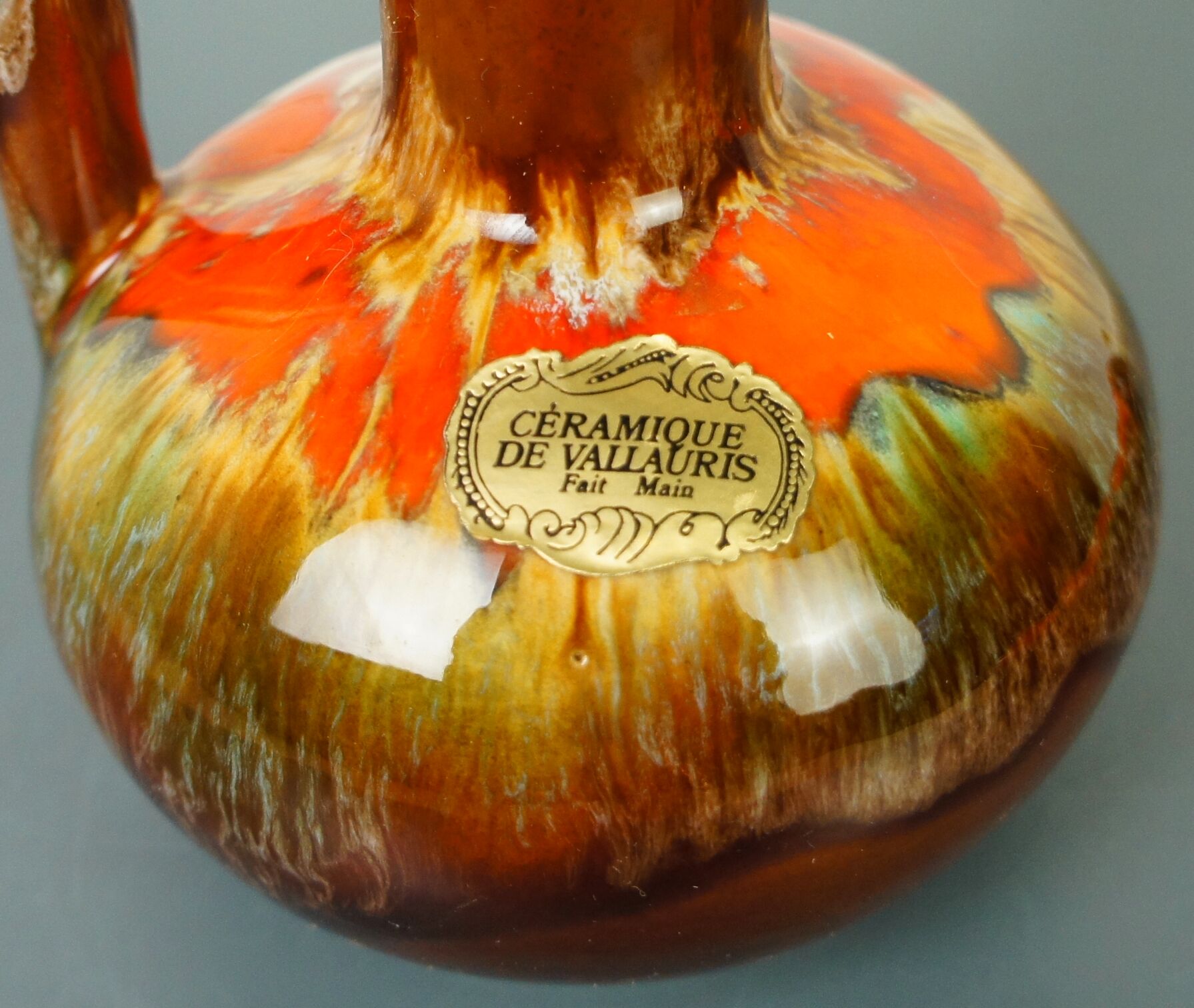 Ceramic liquor service, Vallauris, circa 1970