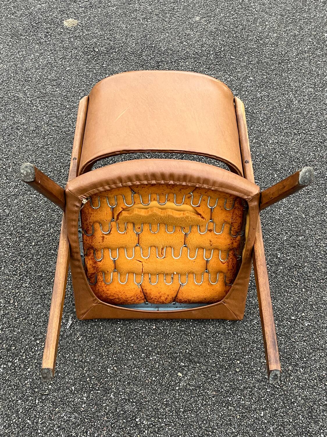 Vintage armchair by Dal Vera Antonio & Sons, 1950 Scandinavian design.
