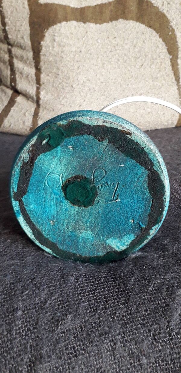 Grande lampe en céramique Accolay de la série gauloise