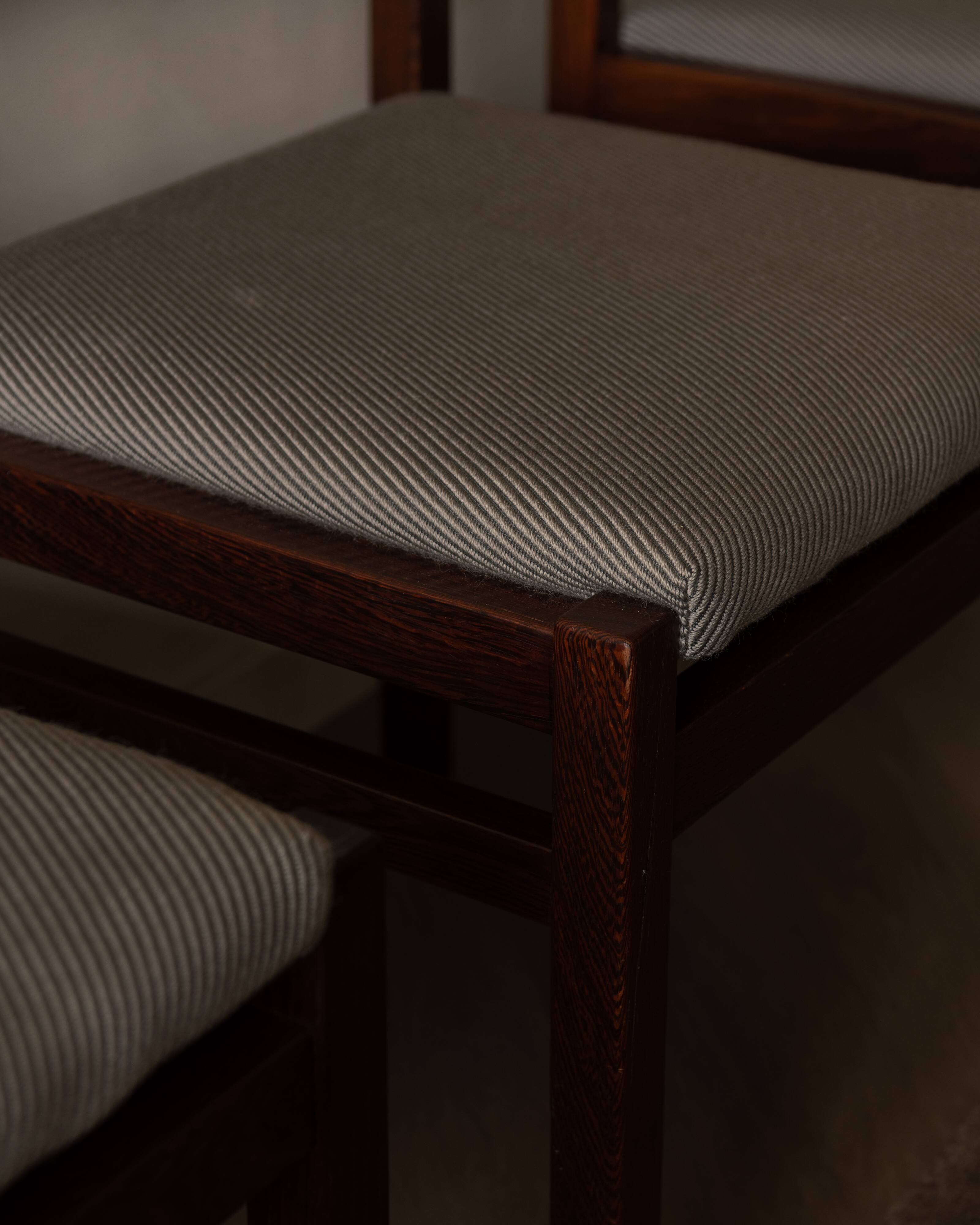 Set de 6 chaises de salle à manger Pastoe SA07 par Cees Braakman – Série japonaise, 1960