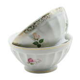 Lot de 2 bols anciens en porcelaine