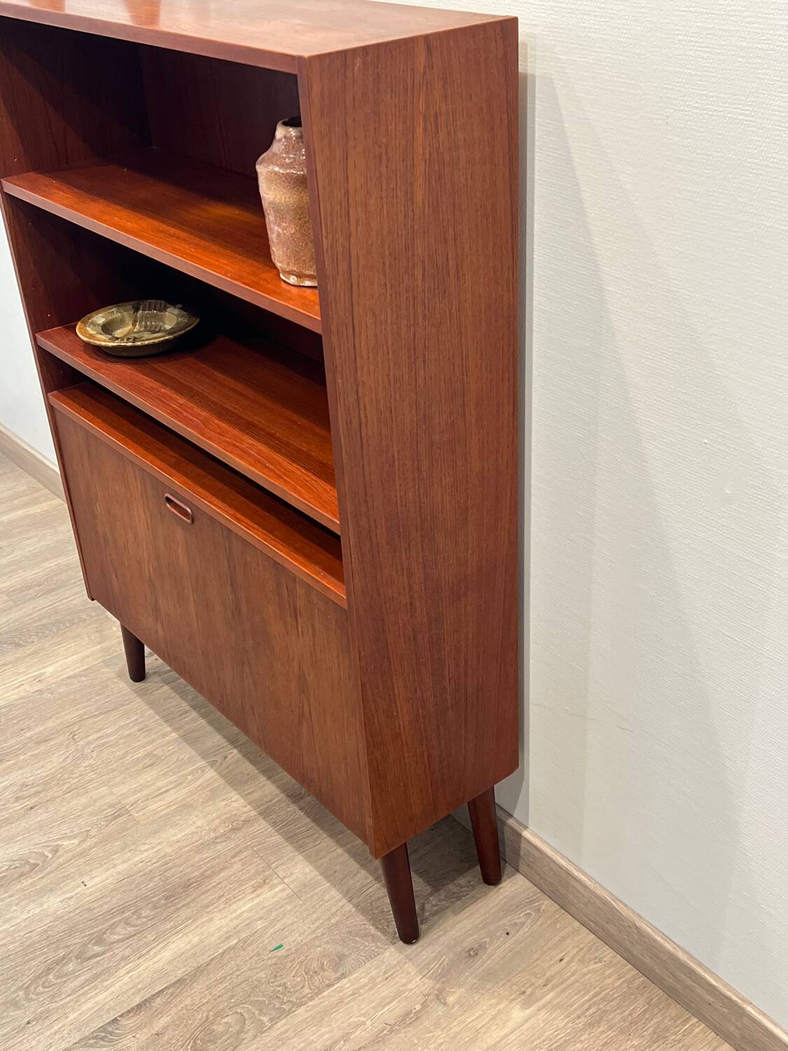 Scandinavian teak bookcase