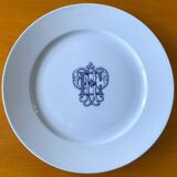 Large antique earthenware dinner plates by Brown-Westhead, Moore & Co.