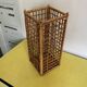 Wicker rattan umbrella stand CIRCA 1970