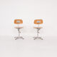 Friso Kramer for Ahrend de Cirkel drafting stools, The Netherlands 1950's