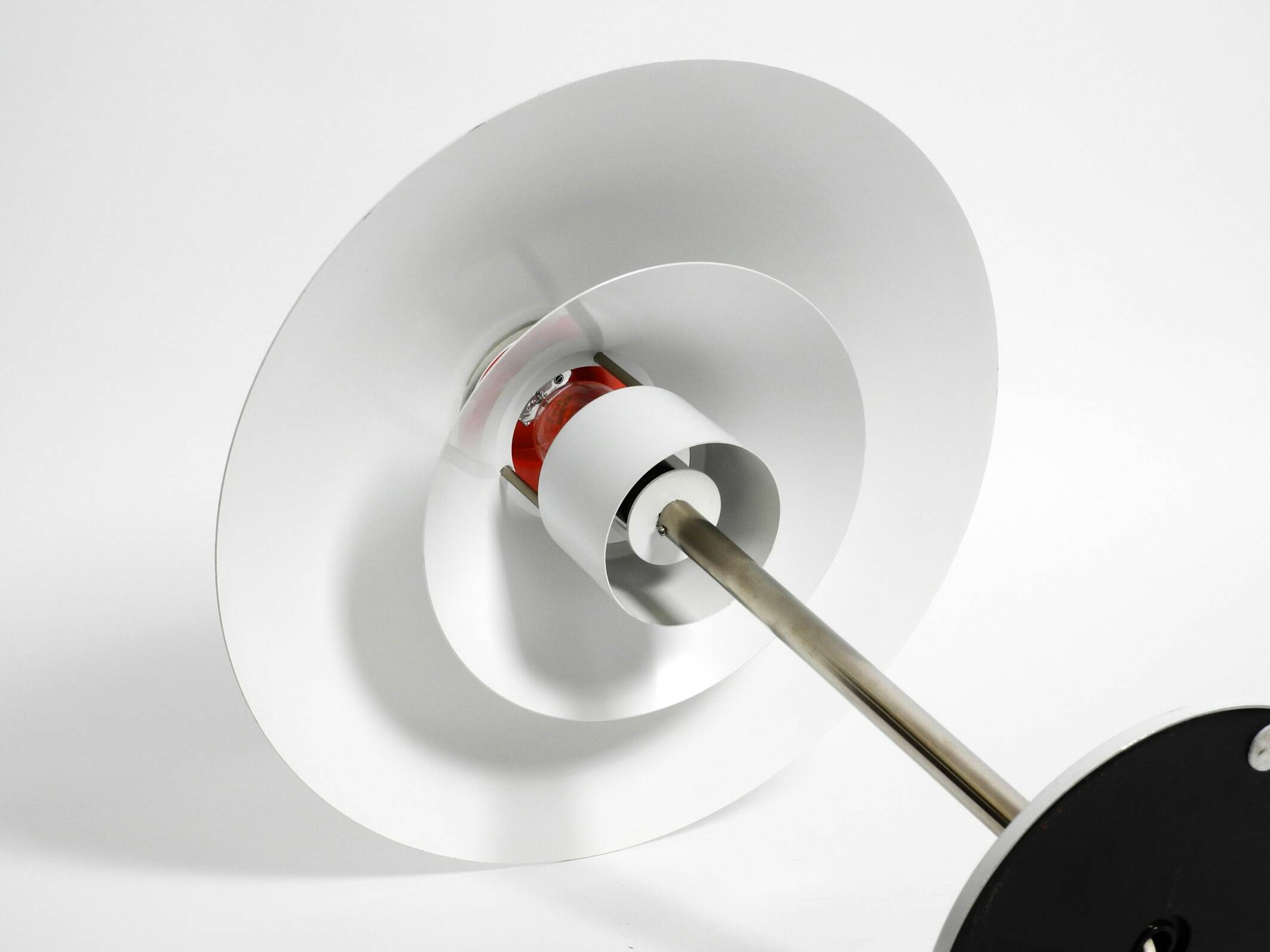 Magnifique et rare lampe de table très grande des années 70 par Christian Hvidt pour Nordisk Solar.