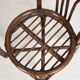 Set of 4 turned wicker chairs, vintage.